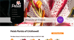Desktop Screenshot of petalsflower.com